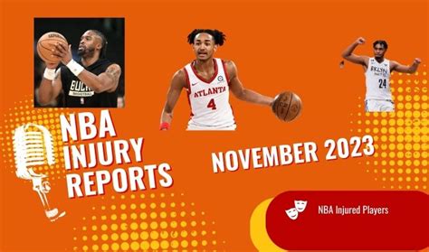 NBA Injury Report: 2023.
